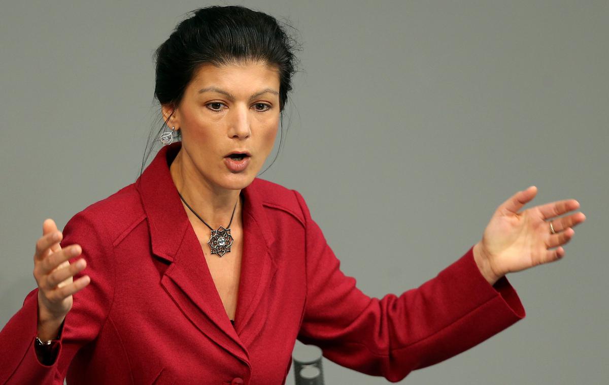 Sahra Wagenknecht | Že leta se je ugibalo, ali bo Sahra Wagenknecht ustanovila lastno stranko, ki bo levo usmerjena na socialnem področju, obenem pa bo zagovarjala strožjo politiko priseljevanja. | Foto Guliverimage