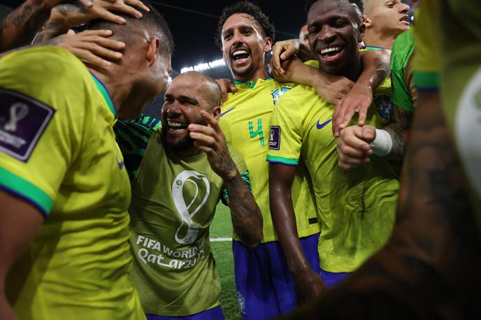 SP Brazilija Švica | Brazilija se je gola Casemira za 1:0 in zmago razveselila šele v 83. minuti. | Foto Reuters