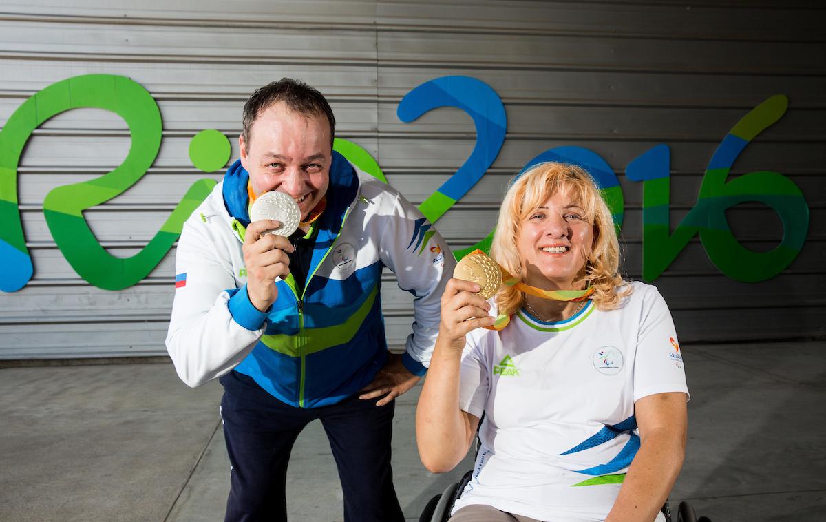 tiršek pevec | Franček Gorazd Tiršek in Veselka Pevec sta navdušila na paraolimpijskih igrah v Riu. | Foto Vid Ponikvar