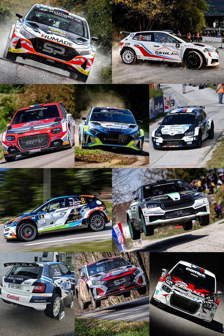 Slovenski dirkalniki razreda Rally2 za reli v Vipavski dolini | Foto: 