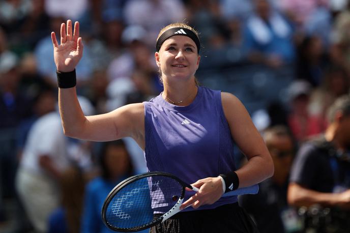 Karolina Muchova | Karolina Muchova je v dveh nizih izločila Brazilko Beatriz Haddad Maia. | Foto Reuters