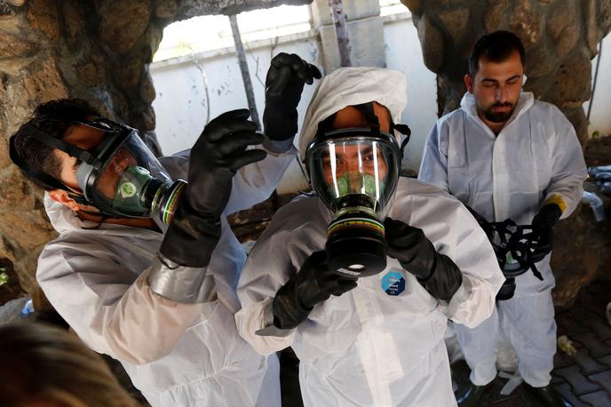 kemično orožje sirija vaje WHO | Foto Reuters