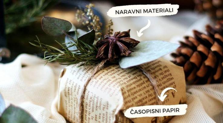 Tudi darila, zavita v časopisni papir, so lahko videti čudovito. | Foto: Arhiv Sanjski šopek