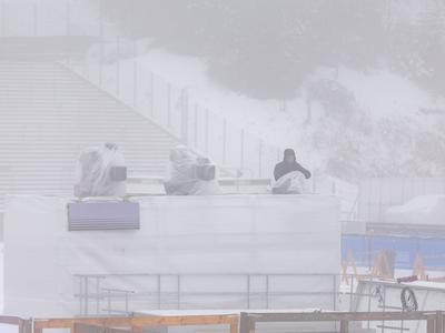 Vreme organizatorje biatlona prisililo v spremenjen urnik