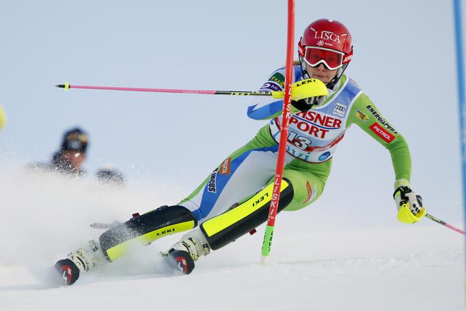 Ana Bucik stopnjuje slalomsko formo. | Foto: Getty Images