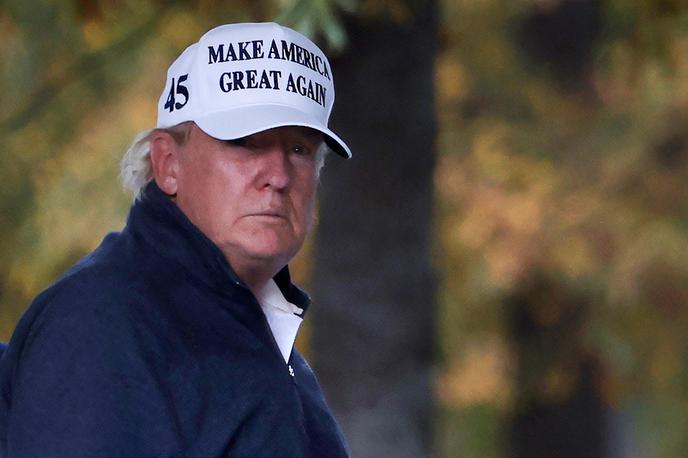 Donald Trump | Ameriški predsednik Donald Trump se je v Belo hišo vrnil s solznimi očmi. | Foto Reuters
