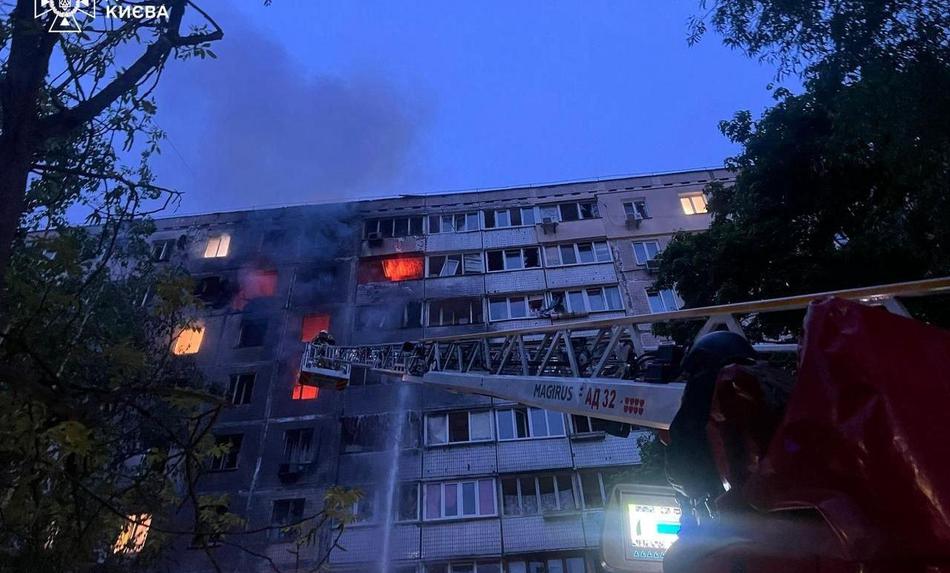 V ruskem napadu na Kijev mrtvi in ranjeni