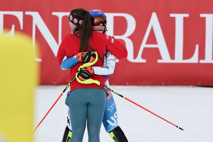 Mikaela Shiffrin je skupaj z Breezy Johnson osvojila zlato odličje. | Foto: Guliverimage