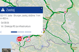 Zaradi nesreče popolna zapora ceste Izola–Strunjan
