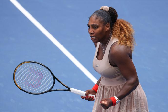 Serena Williams | Serena Williams je imela precej težav, da se je uvrstila med najboljših osem. | Foto Getty Images