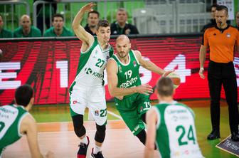 Olimpija po zanesljivi zmagi nad Krko znova skočila pod vrh