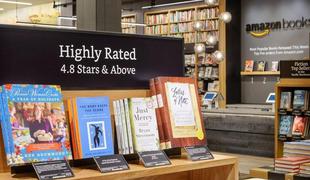 Amazon odprl svojo prvo fizično knjigarno