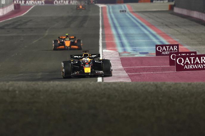 Katar Max Verstappen Lando Norris Red Bull | Lani in predlani je dirko v Katarju dobil Max Verstappen. | Foto Reuters