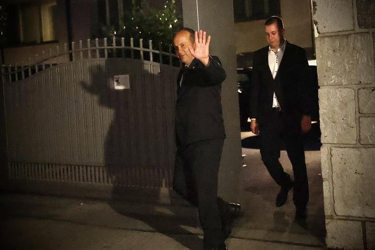 Ključni možje agencije Black Cube naj bi se z Janezom Janšo dobili na Trstenjakovi ulici 8 v Ljubljani, kjer je sedež stranke SDS. | Foto: Ana Kovač