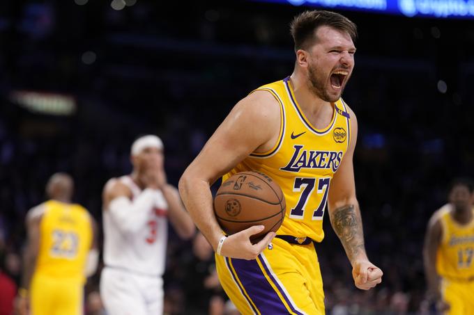 Luka Dončić in Los Angeles Lakers bodo na delu spet v noči na petek, ko gostujejo pri Milwaukee Bucks.  | Foto: Guliverimage