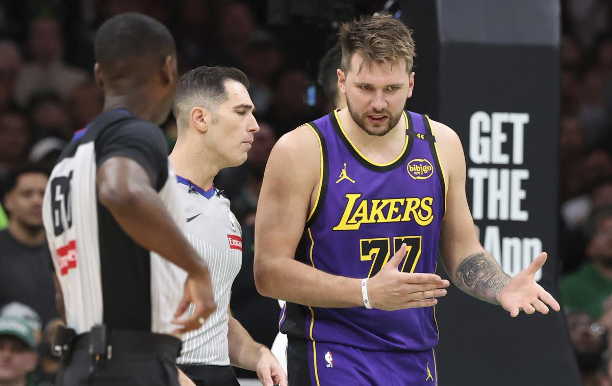 Luka Dončić Los Angeles Lakers | Luka Dončić je z LA Lakers izgubil prvič po osmih zaporednih zmagah. | Foto Guliverimage