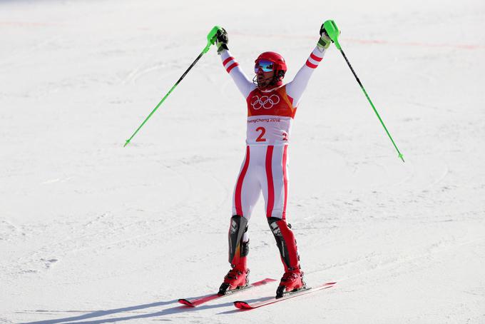 Marcel Hirscher: prvič olimpijski prvak, a iger zanj še zdaleč ni konec. | Foto: Guliverimage/Getty Images