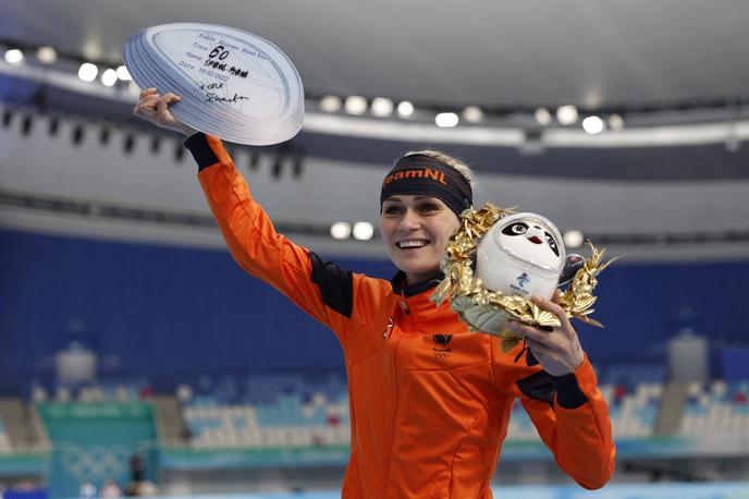 Irene Schouten | Irene Schouten je osvojila še tretje zlato odličje v Pekingu. | Foto Guliverimage