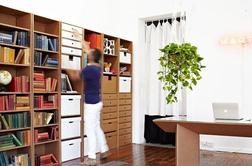 Pohištvo iz kartona, ki olajša selitve