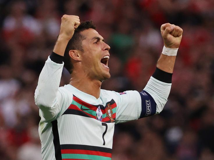 Cristiano Ronaldo je v zgodovini evropskih prvenstev dosegel kar 11 zadetkov. | Foto: Reuters