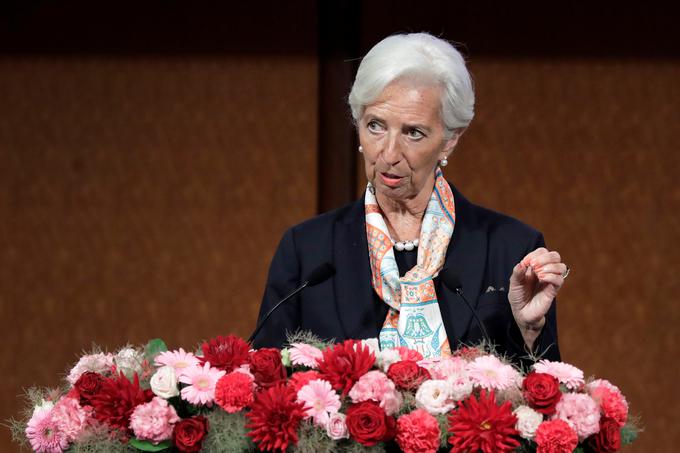 Predsednica ECB Chrisine Lagarde napoveduje nadaljnje zviševanje obrestnih mer, ki pa naj ne bi bilo zelo izrazito. | Foto: Reuters