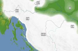 Sneg in snežni metež na Hrvaškem, mogoče tudi bliskovite poplave