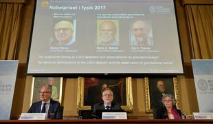 Nobelova nagrada za potrditev obstoja gravitacijskih valov