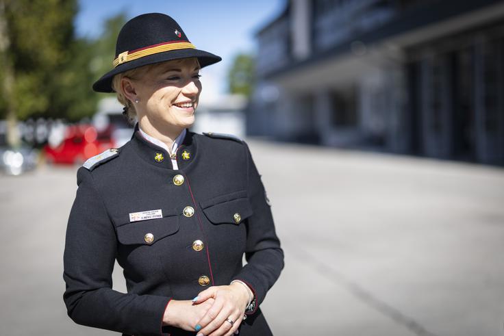 "Nemalokrat sem posrednik med občinami in gasilci, če se kdaj pri investicijah ali drugih vprašanjih znajdejo v slepi ulici oziroma na nasprotnih bregovih," pove Mevec Pušnik.  | Foto: Bojan Puhek