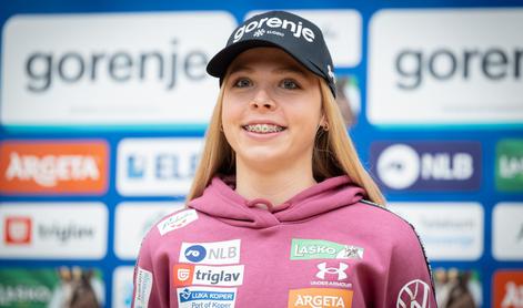 Taja Bodlaj v sezono vstopa kot gledalka, na koledarju je podčrtala Ljubno