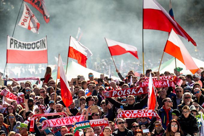 Poljski skakalci bodo imeli spet številčno podporo v izteku Letalnice bratov Gorišek. | Foto: Vid Ponikvar