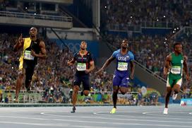 Finale 100 m Bolt Simbine Rio 2016