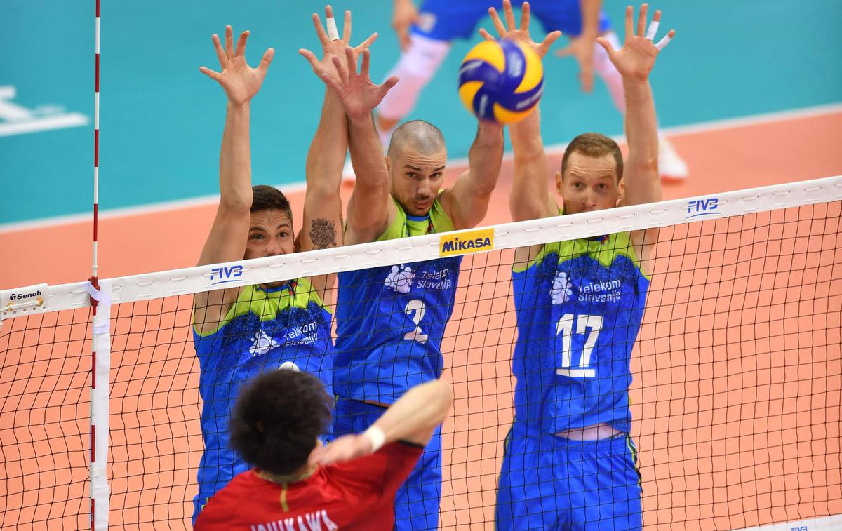 Slovenija Japonska | Slovenci so zmagali še na drugem srečanju prvenstva. | Foto FIVB