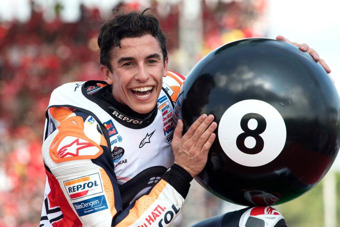 Marc Marquez je letos osvojil še osmi naslov svetovnega prvaka. | Foto: Gulliver/Getty Images