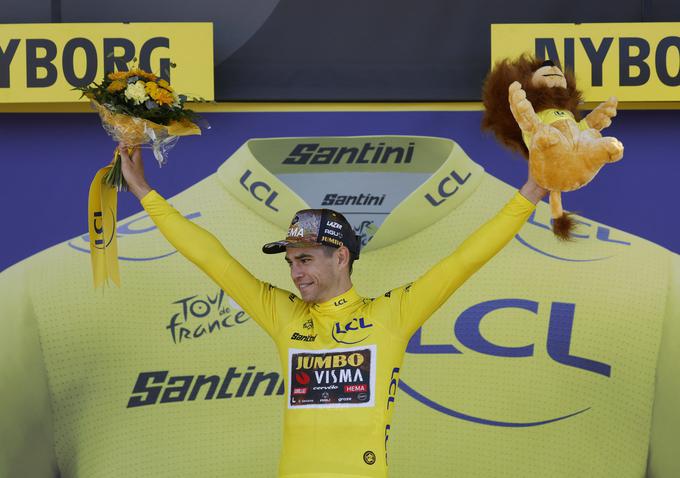 Wout van Aert je novi lastnik rumene majice. | Foto: Reuters