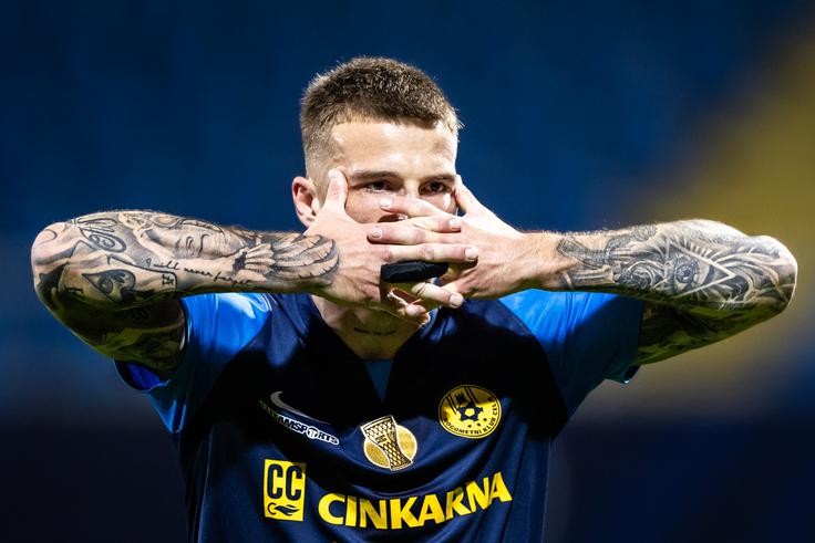 Franko Kovačević je zabil še enajstič v sezoni 1. SNL. | Foto: Jure Banfi