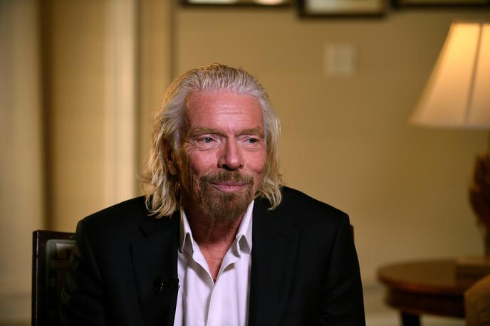 Richard Branson | Virgin Galactic v lasti Richarda Bransona bo spodbudo za svoje načrte pri razvoju vesoljskega turizma iskala tudi na borzi. | Foto Reuters