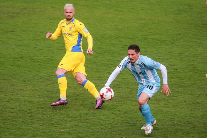 Miran Burgić je za Gorico proti Domžalam dosegel gol in prispeval tudi podajo. | Foto: Žiga Zupan/Sportida