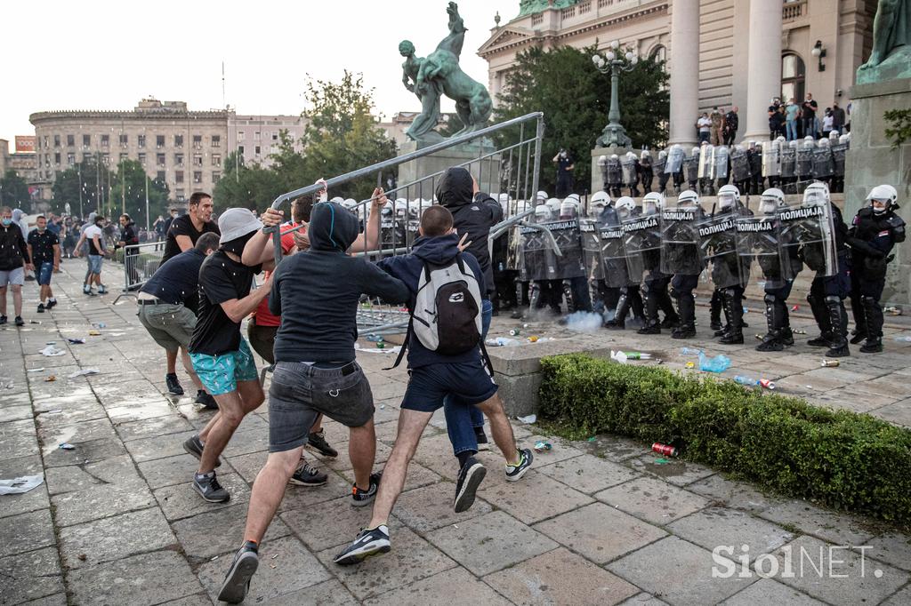 Protesti v Beogradu