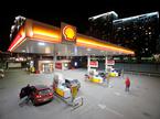 Shell bencin črpalka Rusija