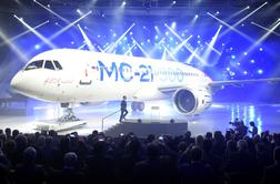 Rusi v Sibiriji razkrili potniško letalo, ki želi izzvati tudi Boeing in Airbus