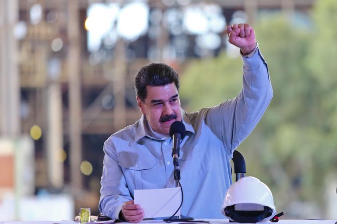 nicolas maduro | Venezuelska vlada je sporočila, da naj bi zarotniki načrtovali tudi umor venezuelskega predsednika Nicolasa Madura in njegove soproge. | Foto Reuters