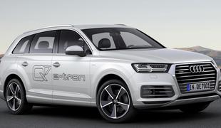 Audi Q7 e-tron: hibridni SUV bo porabil le dva litra dizla na sto kilometrov