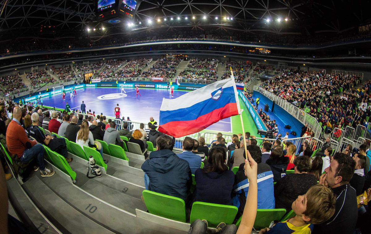 Futsal Slovenija Srbija Puškar | Slovenija je gostila zadnje Euro v futsalu in izpadla v četrtfinalu. | Foto Žiga Zupan/Sportida