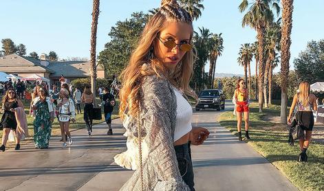 Slovenka med največjimi zvezdniki na festivalu Coachella #foto