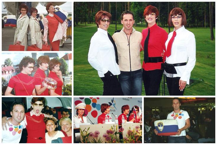 Eno od prvih tekmovanj, ki si jih je Maatko ogledal v živo, je bila Evrovizija leta 2002 v Talinu, kjer so Slovenijo zastopale Sestre. | Foto: Osebni arhiv Alesha Maatka