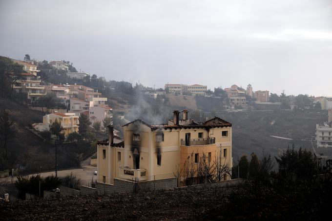 Grčija, Atene, požar | Foto: Reuters