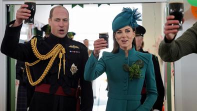 Dan svetega Patrika praznovala tudi princ William in Kate #video