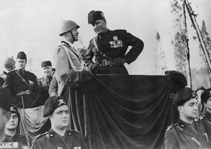 Italijanski fašistični diktator Benito Mussolini | Foto: Getty Images