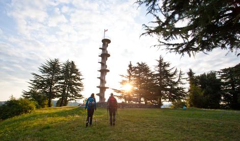 Stolp, s katerega boste posneli najlepšo fotografijo Goriških brd