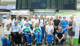 Paraolimpijci odšli v Rio